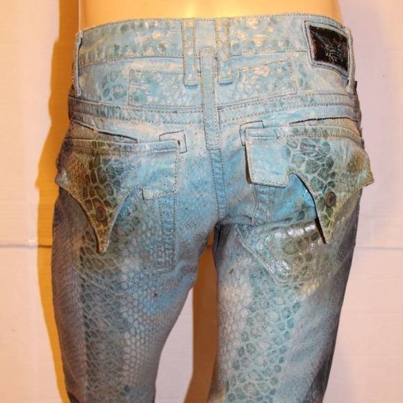 ROBIN'S JEAN R Flap Straight Leg Jeans - Picture 2 of 8